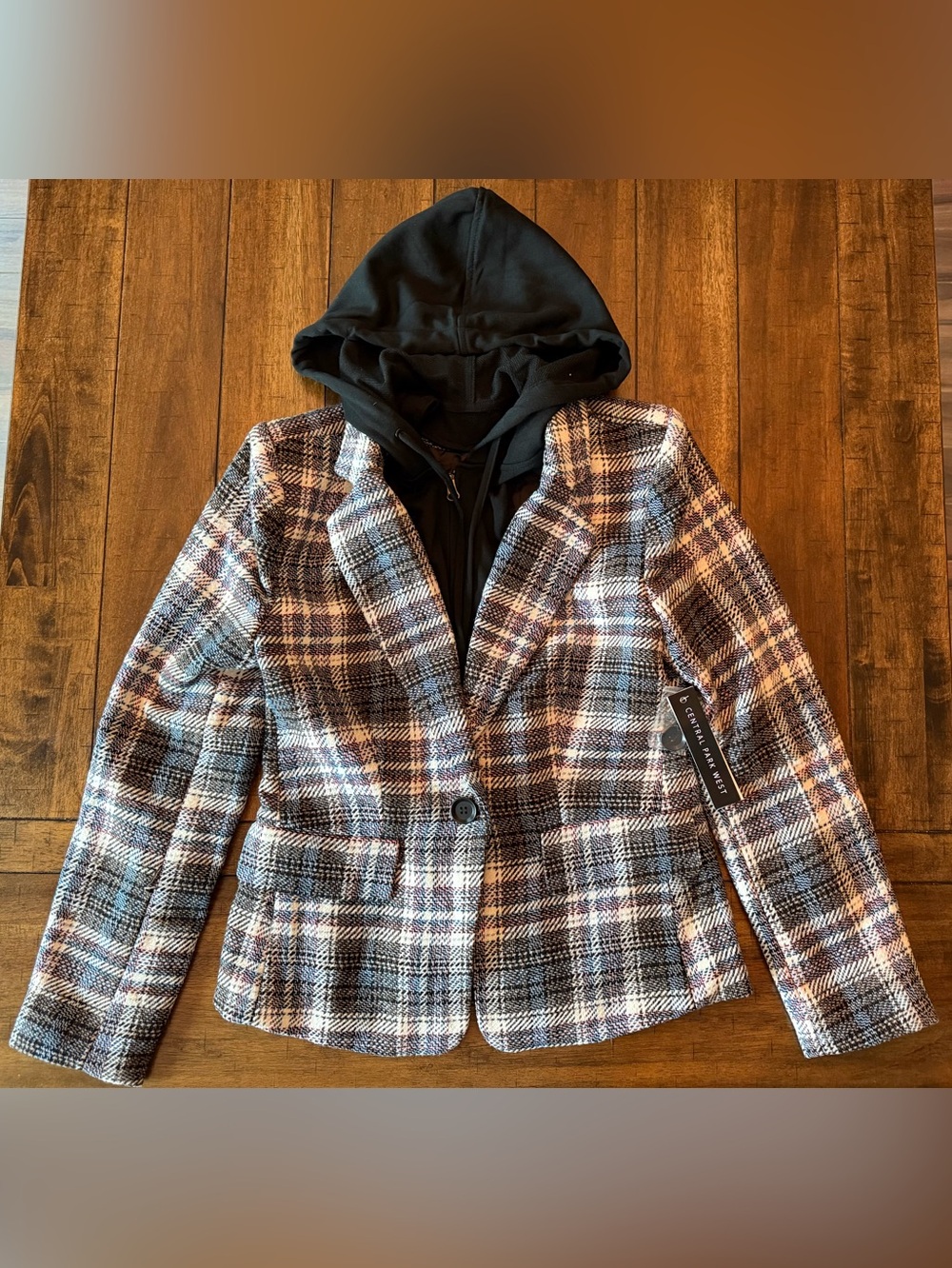 Central Park West Jacket with removable hood